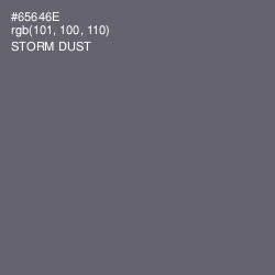 #65646E - Storm Dust Color Image